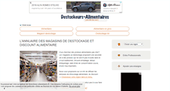 Desktop Screenshot of destockeurs-alimentaires.fr